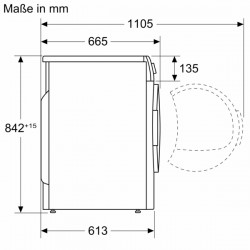 Siemens WQ46B2C0CH, iQ700, Sèche-linge pompe à chaleur, 9 kg