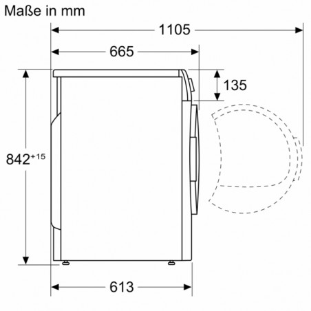 Siemens WQ46B2C0CH, iQ700, Sèche-linge pompe à chaleur, 9 kg