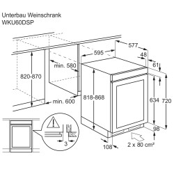 Electrolux WKU60DSP, Weinkühlschrank