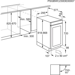 Electrolux WKU30SSP, Weinkühlschrank