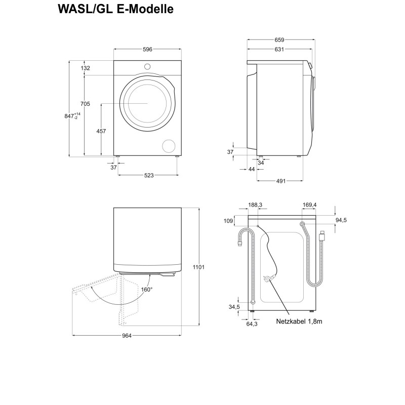 Electrolux WAGL4E500, Lave-linge