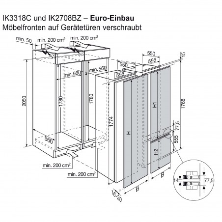 Electrolux IK3318CAR, Kühlschrank