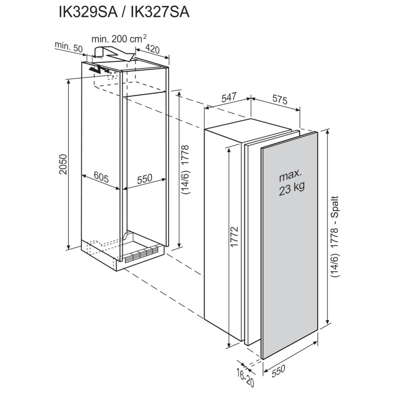 Electrolux IK329SAL, Kühlschrank