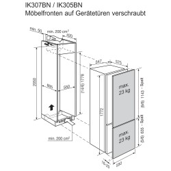 Electrolux IK305BNR, Kühl-/Gefrierkombination