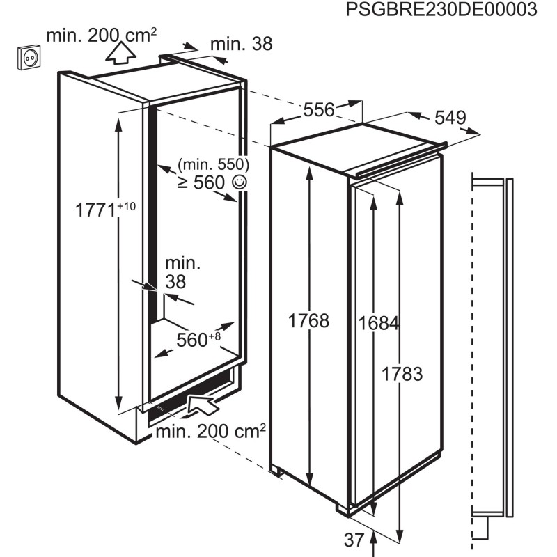 Electrolux IK3029SAL, Kühlschrank