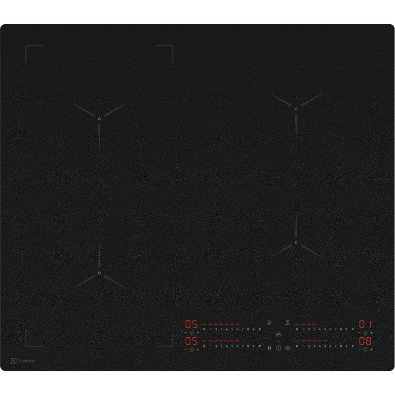 Electrolux GK58TSIBSO, Plan de cuisson à induction