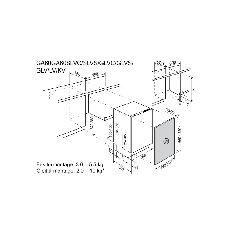 Electrolux GA60SLVC, Lave-vaisselle