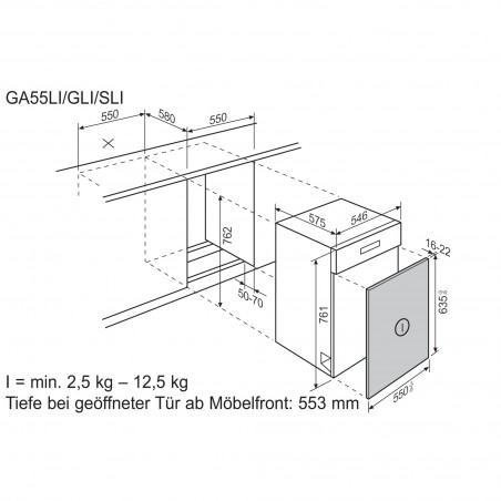 Electrolux GA55GLISP, Geschirrspüler