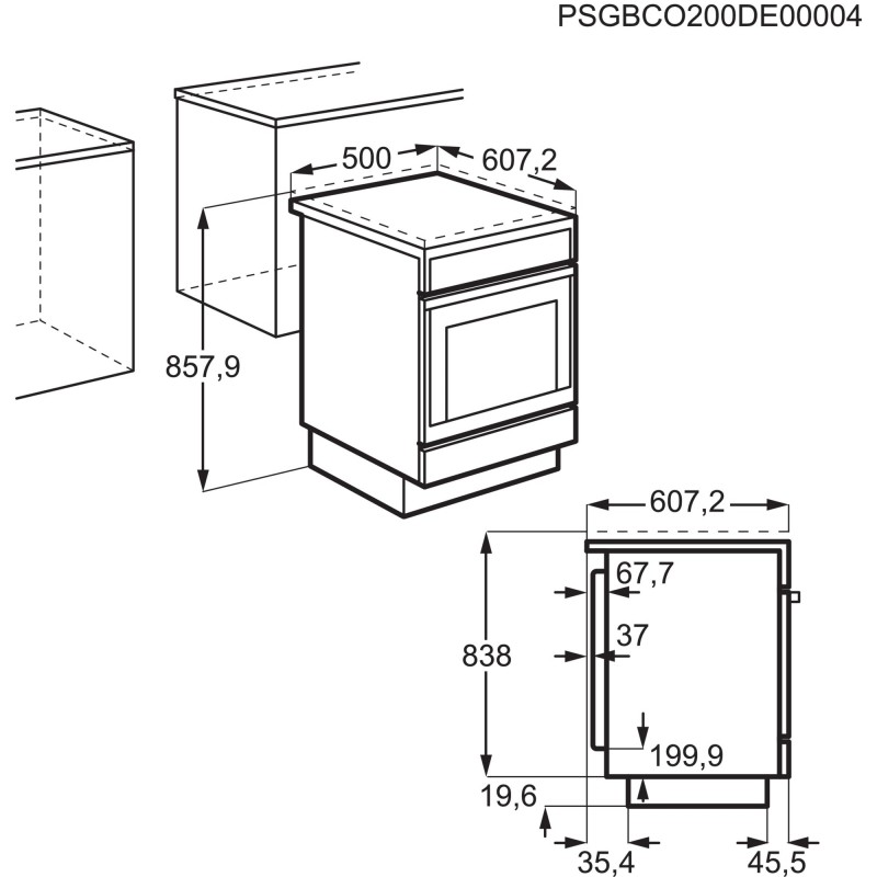 Electrolux FEH5LV104, Standherd