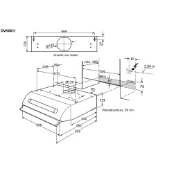 Electrolux DVK6011SW, Hottes encastrables