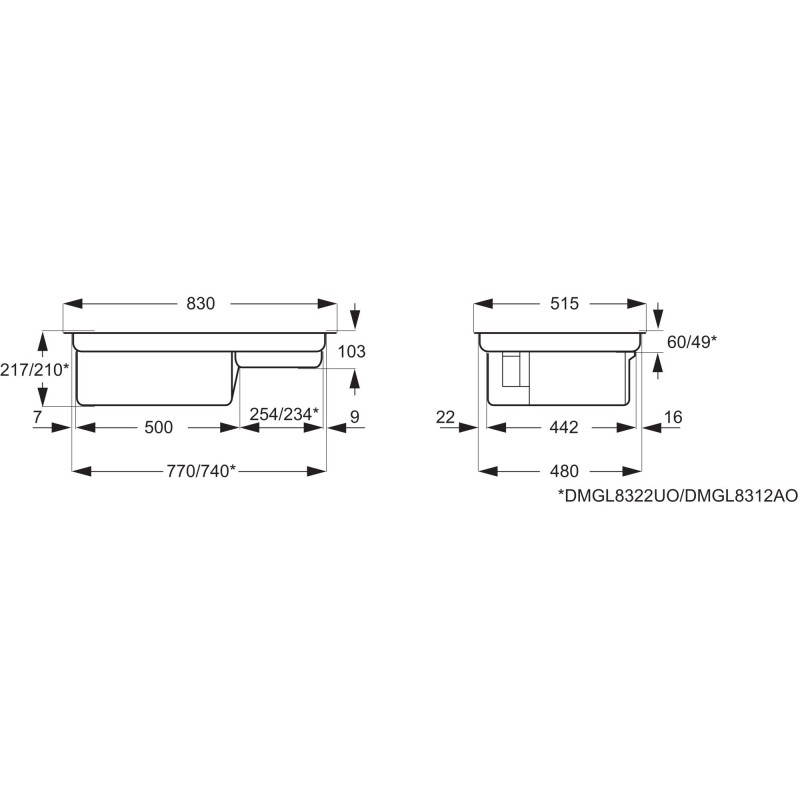 Electrolux DMSL8340AO, ComboFlex Évacuation d'air