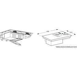 Electrolux DMGL8312AO, ComboBridge Easy Air d'évacuation