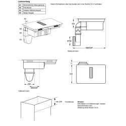 Electrolux DMGL8312AO, Kochfelddunstabzug