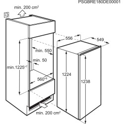 AEG AIK2023R, Réfrigérateur