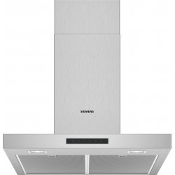 Siemens LC66BBM50, iQ300, Hotte murale, 80 cm, verre clair blanc imprimé