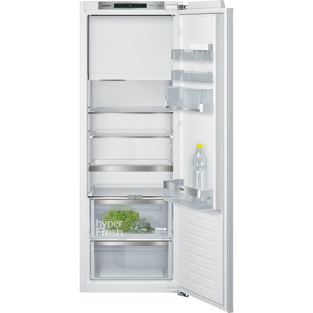 Siemens KI72LADE0Y, iQ500, Einbau-Kühlschrank mit Gefrierfach, 158 x 56 cm, Flachscharnier mit Softeinzug