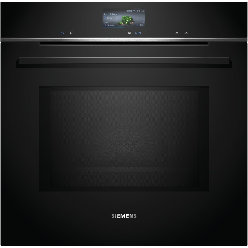 Siemens HM736G1B1C, iQ700, Four encastrable avec fonction micro-ondes, 60 x 60 cm, Noir