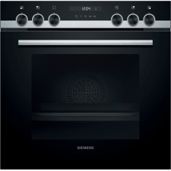 Siemens HE557HBS1C, iQ500, Cuisinière encastrable, 60 x 60 cm, Acier inoxydable