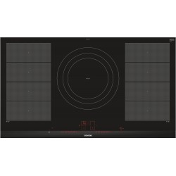 Siemens EX975LVV1E, iQ700, Table de cuisson à induction, 90 cm, noir