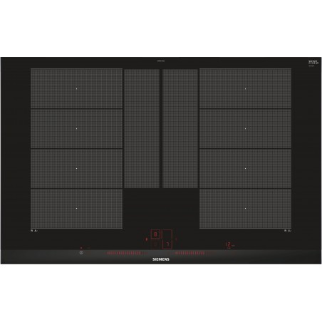 Siemens EX875LYE3E, iQ700, Table de cuisson à induction, 80 cm, noir