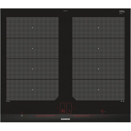 Siemens EX675LXC1E, iQ700, Table de cuisson à induction, 60 cm, noir