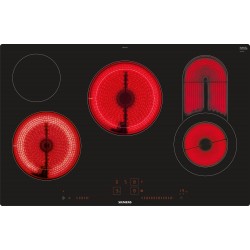 Siemens ET801LCP1C, iQ300, Table de cuisson électrique, 80 cm, Noir