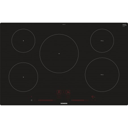 Siemens EH801LVC1E, iQ100, Table de cuisson à induction, 80 cm, noir