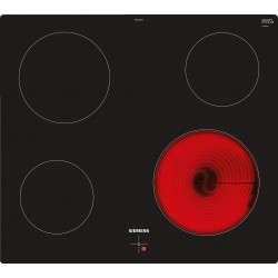 Siemens EA601GEA1C, iQ100, Table de cuisson électrique, 60 cm, table de cuisson à commande électrique