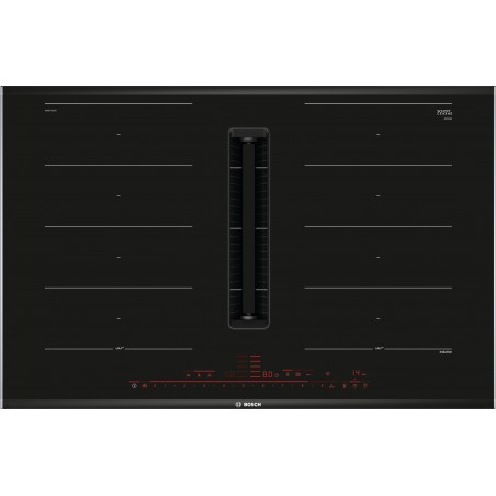 Bosch PXX875D57E, Série 8, Table de cuisson induction avec hotte aspirante intégrée, 80 cm, Profils latéraux