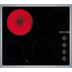 Bosch PKE645CA2E, Série 6, Table de cuisson électrique, 80 cm, avec cadre