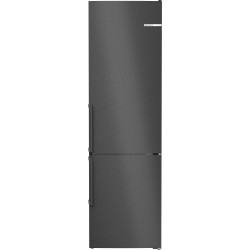 Bosch KGN39OXBT, Série 4, Combinaison réfrigérateur-congélateur pose libre, 203 x 60 cm, noir stainless steel