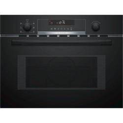 Bosch CMA585MB0, Série 6, Four combine micro-ondes avec hot air, 60 x 45 cm, Noir