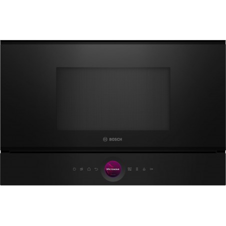 Bosch BFR7221B1, Série 8, Micro-ondes encastrable, Noir