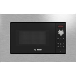 Bosch BEL623MS3, Série 2, Micro-ondes encastrable, 60 x 38 cm, Acien inoxydable