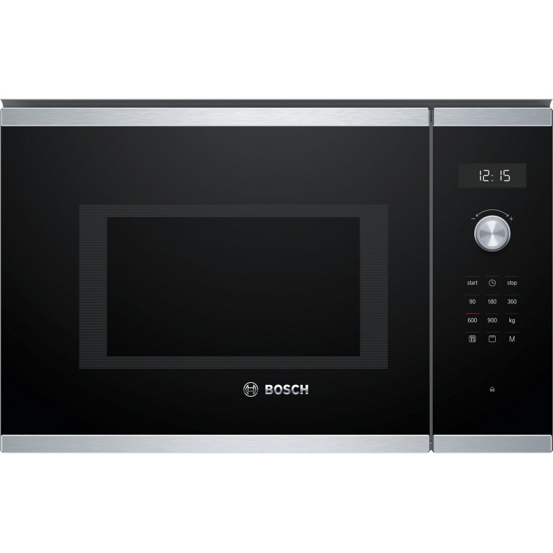 Bosch BEL554MS0, Série 6, Micro-ondes encastrable, 59 x 38 cm, Acien inoxydable