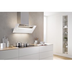 Berbel BKH 80 EG-2 blanc circuit fermé avec charbon actif, Hotte oblique Ergoline (4011570-210)