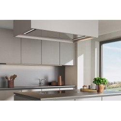 Wesco EVRE-L 5-120 inox, verre blanc alu, circuit fermé, plafonnier avec éclairage (4012332-200)