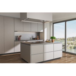 Wesco EVRE-L 5-120 inox, verre blanc alu, circuit fermé, plafonnier avec éclairage (4012332-200)