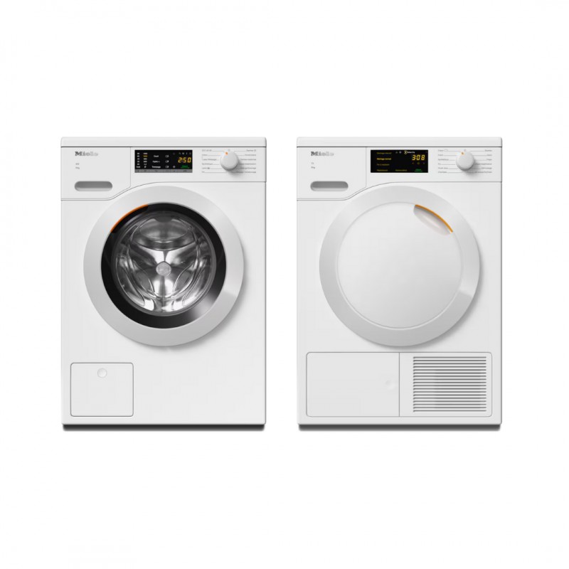 Miele Set de lavage : Lave-linge WCB100 + Sèche-linge TCC220WP