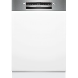 Bosch SMI6YCS02E, Serie 6, Teilintegrierter Geschirrspüler, 60 cm, Edelstahl, Zeolith-Trocknen