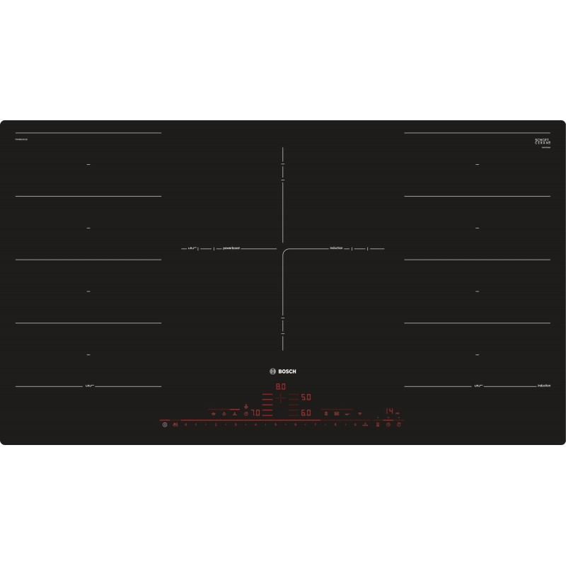 Bosch PXV901DV1E, Serie 8, Induktionskochfeld, 90 cm, flächenbündig