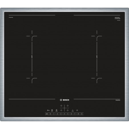 Bosch PVQ645FB5E, Série 6, Table de cuisson à induction, 60 cm, avec cadre