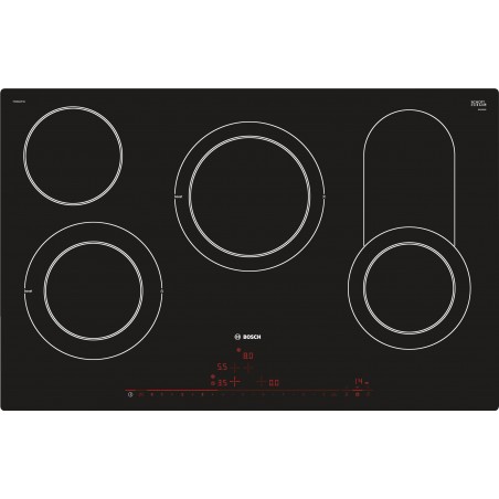 Bosch PKC801DP1C, Série 8, Table de cuisson électrique, 80 cm, design affleuré