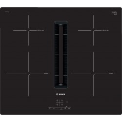 Bosch PIE601B15E, Serie 4, Induktions Kochfeld mit integriertem Dunstabzug, 60 cm, flächenbündig