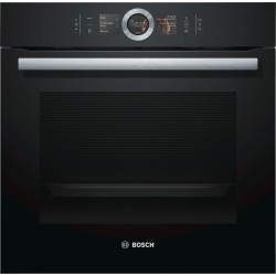 Bosch HSG636BB1, Serie 8, Einbau Dampfbackofen, 60 x 60 cm, Schwarz, HSG636BB1