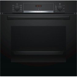 Bosch HBA553BA0, Serie 4, Einbau-Backofen, 60 x 60 cm, Schwarz