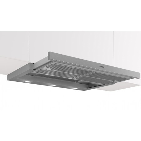 Bosch DFS097A51, Série 4, Hotte télescopique, 90 cm, Argent métallisé, bandeau frontal en option