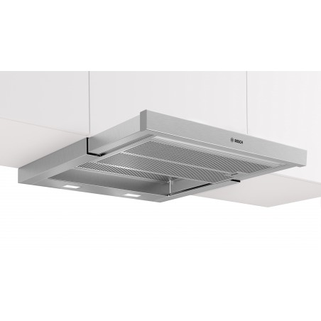 Bosch DFR067T51, Série 6, Hotte télescopique, 60 cm, Acier inoxydable, bandeau frontal en option