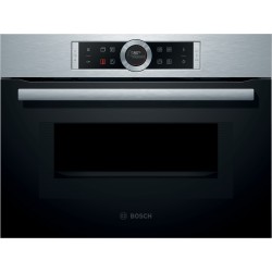 Bosch CMG633BS1, Série 8, Four compact encastrable avec fonction micro-ondes, 60 x 45 cm, Acien inoxydable