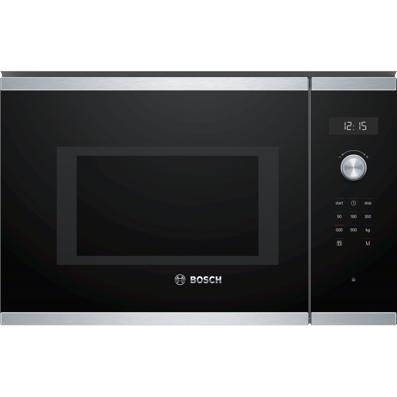 Bosch BFL554MS0, Série 6, Micro-ondes encastrable, 59 x 38 cm, Acien inoxydable